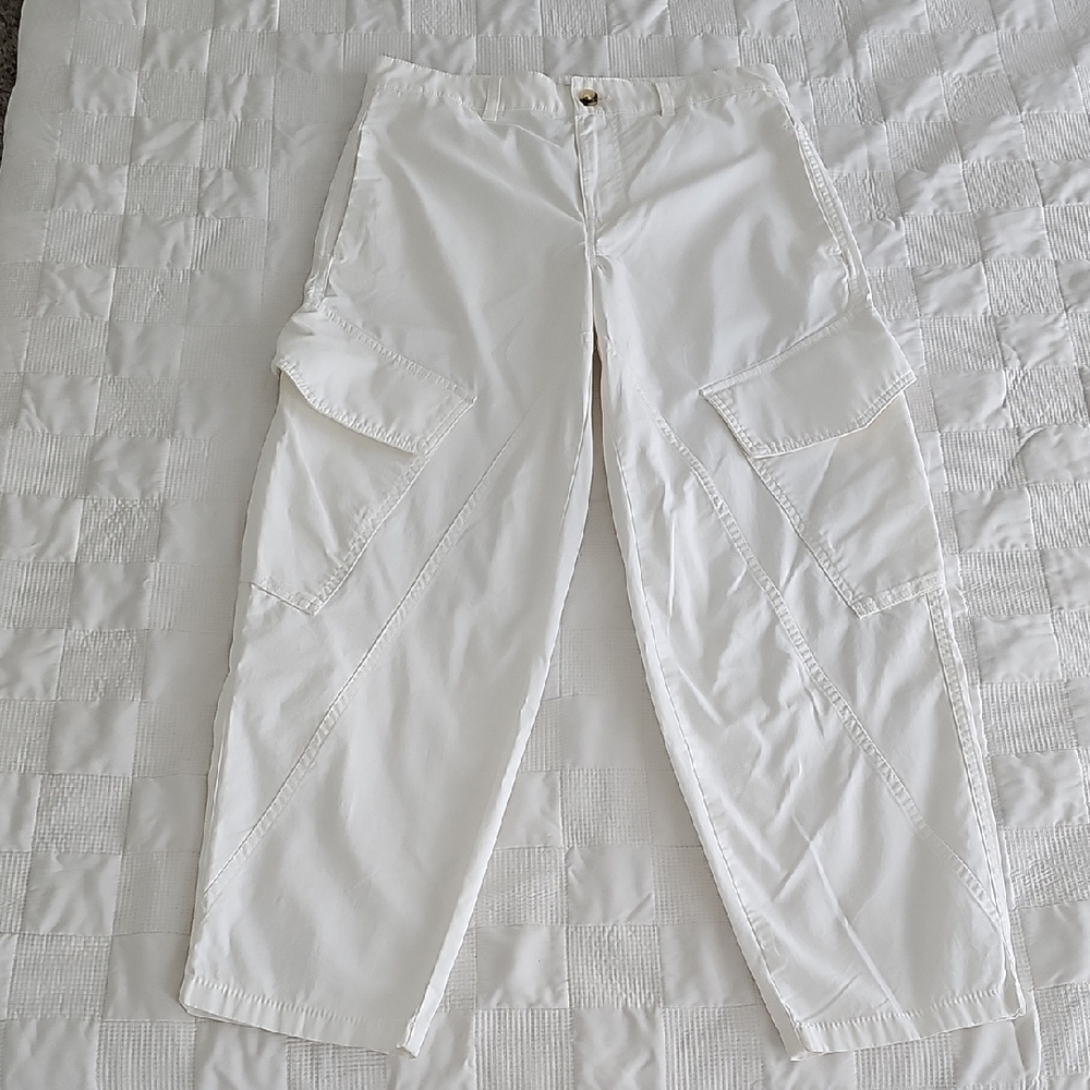 Madewell Women's Cream Cargo Pants